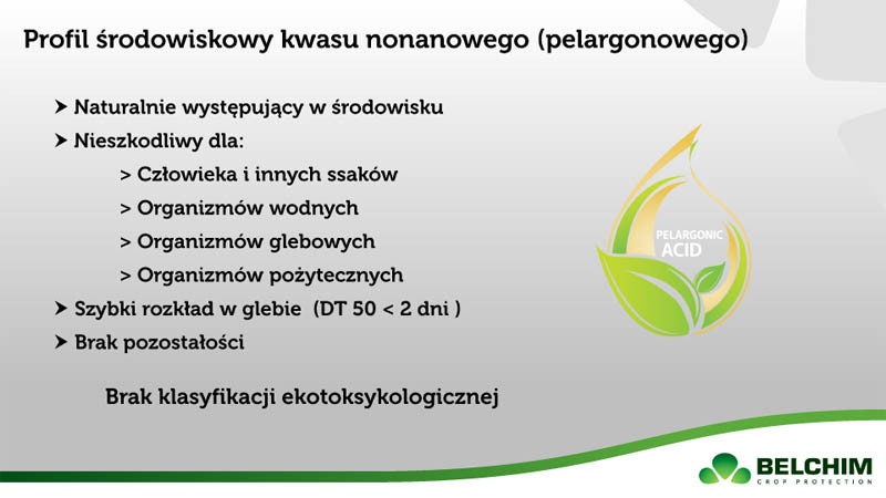 Gdzie można stosować kwas nonanowy?