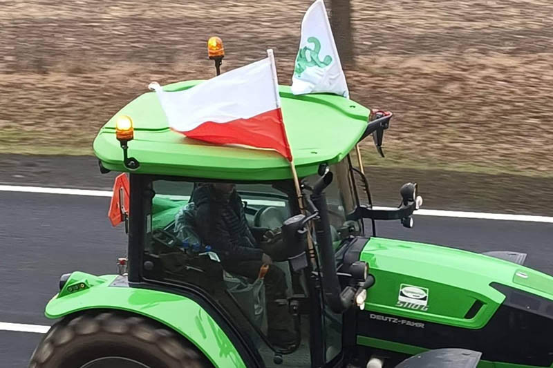Rolnicy protestują w Zachodniopomorskiem
