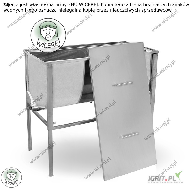 Wzmocniona Topiarka Parowa do wosku Całoramkowa na bazie stołu 25/30 ramek
