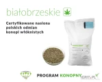 Certyfikowane nasiona polskich konopi odmiany Białobrzeskie