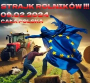 Protest Rolników: najpierw protest 9 lutego, potem blokada Polski...