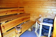 Wolnostojące sauny ogrodowe, sauny pływające,  domki rekreacyjne.
