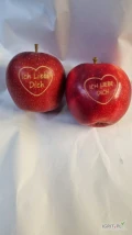 Jabłka walentynkowe! Jabłka na Walentynki! 
