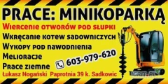 Witam Oferuje Usługę Wiercenia Otworów pod Słupki sadownicze, Ogrodzenia. (Wiertła fi150 fi200 fi250 fi500 ) Wkręcanie kotew....