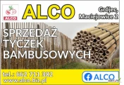 FIRMA ALCO SPRZEDA TYCZKI BAMBUSOWE WSZYSTKIE
