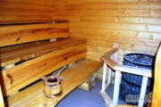 Wolnostojące sauny ogrodowe, sauny pływające,  domki rekreacyjne.
