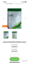 W ofercie nasiona cebuli SV 4774 NW ( Barbaro) w typie Hiszpańskim o rekordowym potencjale plonotwórczym. Oraz SV3557 ND wczesny...