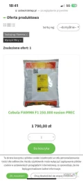 W ofercie niezawodna cebula czerwona w typie hiszpańskim Fiamma F1 z Cora Seeds. Rekordowe plony w suchych latach !!! Zadzwoń a dostaniesz...