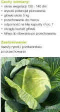 GEPWEG oferuje nasiona kapusty białej KIŁOODPORNEJ firmy SYNGENTA. Nowości to odmiany: KILAFOX F1 i KILAKING F1 (j. 2500n). Dostawa...