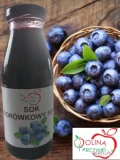 Sok borówkowy 100% 250 ml. BORÓWKA - DZIAŁA WSPANIALE NA WZROK !!! Sprzedamy sok borówkowy o pojemności 250 ml. Sok wytłoczony ze...