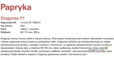 Nasiona papryki MIKEL F1, DRAGONEY F1,(j. 500n) w PROMOCJI 10+1 firmy ENZA ZADEN oferuje GEPWEG dystrybutor nasion. Dostawa gratis....