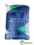 Sprzedam pellet Let's A1 EN plus UA022 6mm w workach 15kg na palecie znajduje się 70szt. Na zdjęciu worka znajdują się parametry...