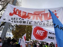 Protest przeciw importowaniu nawozów z Rosji i Białorusi