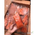 Salmon Steaks (Oncorhynchus species), IQF, Tail Off, in Shrink Wrap
