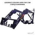 ŁADOWACZ tur euroramka C 360 3 sekcje hydrauliki nowy siłowniki dwustronne C-360
