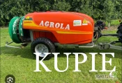 Witam, kupię opryskiwacz sadowniczy Agrola 1000-1500l, najlepiej z okrągłą przystawką. Proszę o prywatne oferty, tel. 669232380....