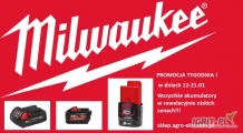 ! PROMOCJA AKUMULATORY MILWAUKEE ! W dniach 12-21 Stycznia wszystkie Akumulatory MILWAUKEE w rewelacyjnie niskich cenach... Wejdź na...