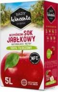 Sok 100% jabłkowy naturalnie mętny 5 LSoki produkowane są w sposób tradycyjny ze świeżych owoców, metodą tłoczenia na zimno, co...