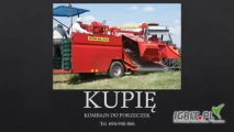 Kupię prywatnie kombajn porzeczkowy, najlepiej Joanna Weremczuka. Oferty proszę składać pod nr. tel. 694940866 (rozważę również Arka...