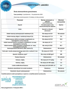 Sprzedam śrutę słonecznikową granulowaną,, luzem.

Odbiór własny Hrubieszów z naszego magazynu lub  możliwość dostawy za dodatkową opłata.

 

Towar na magazynie!

 

 