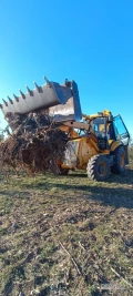 !!!! Wyrywanie Korzeni !!!! Koparko-Ładowarką JCB 3CX ze specjalnymi Widłami dzięki którym wyrywanie jest dużo szybsze a korzenie są...