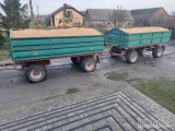 Sprzedam przyczepy ładowność 7 t stan dobry ubezpieczenie przegląd aktualne