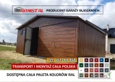 ZŁOTY DĄB - Garaż Blaszany| Blaszak Drewnopodobny | Schowek – ROMSTAL*

