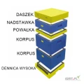 <p>Ul Wielkopolski 10 ramkowy malowany styropianowy 2x korpus U</p>

