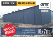 Garaż Blaszany - Hala , Garaże - Wiata | Magazyn - GRZYWSTAL
