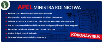 Minister apeluje do rolników