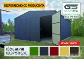 Garaż blaszany Garaże Blaszane -Magazyn Wiata-Hala Stalowa – GRZYWSTAL
