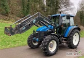 New Holland TS115 in very good condition, year 2002, 4,739 kg, 1,245 hours, 6-cylinder 115 hp engine, SLE 40 km/h gearbox, two manual reels,...
