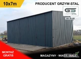 GARAŻ BLASZANY - Wiata - Hala - Magazyn - Blaszak - WIATY - GRZYWSTAL
