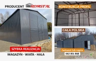 GRAFITOWY Garaż Blaszany | Garaże Blaszane | Magazyn |Hala – ROMSTAL*

