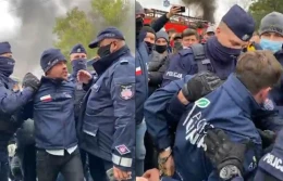 Protesty rolników. Kołodziejczak skuty przez policję