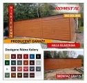 WIELOSTANOWISKOWY  Drewnopodobny GARAŻ BLASZANY /Blaszak  - ROMSTAL*

