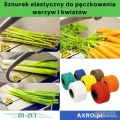 Sznurek grumowy elastyczny Cylastic do pęczkowania warzyw na wiązarkach Cyklop AXRO. Więcej: https://Cylastic.pl 