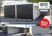 Garaż Blaszany BIAŁY - Garaże Blaszane -Blaszak - Wiata – GRZYWSTAL