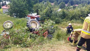 Kosił łąkę na dwóch gazach