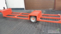 Sprzedam przyczepa sadownicza wózek sadowniczy na 3 skrzynie używana 2 sezony do sprzedaży 2 szt