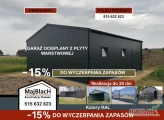 Praktyczny Grafit Garaż Blaszany |Wiata|Hala | Niskie Ceny – Maj-Blach