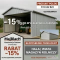 OCYNKOWANA  - Wiata /Hala / Garaż Blaszany | PRODUCENT  – Maj-Blach