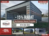 Garaż Blaszany/Altana Wiata na Samochód  /Montaż Gratis  - Maj-Blach