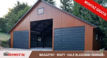 Garaż Blaszany Wysoki - MAGAZYN - Wiata -Magazyn Blaszany – ROMSTAL*