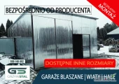 Garaż Blaszany , Hala Blaszana , Magazyn Blaszany ,OCYNK - GRZYWSTAL 