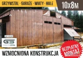 GARAŻ BLASZANY / Wiata / Hala / Drewnopodobny / Magazyn – GRZYWSTAL