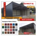 HALA MAGAZYNOWA OTWARTA - Zadaszenie -Garaż Blaszany|Wiata  – ROMSTAL*