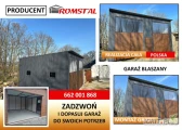 Garaż Blaszany | Garaże Blaszane | Hala | Magazyn | Wiata – ROMSTAL*