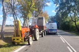 Kolejny traktorzysta ,,na podwójnym gazie''