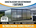 Garaż Blaszany Jednospadowy| Garaże Blaszane |Wiata|Ocynk  - GRZYWSTAL